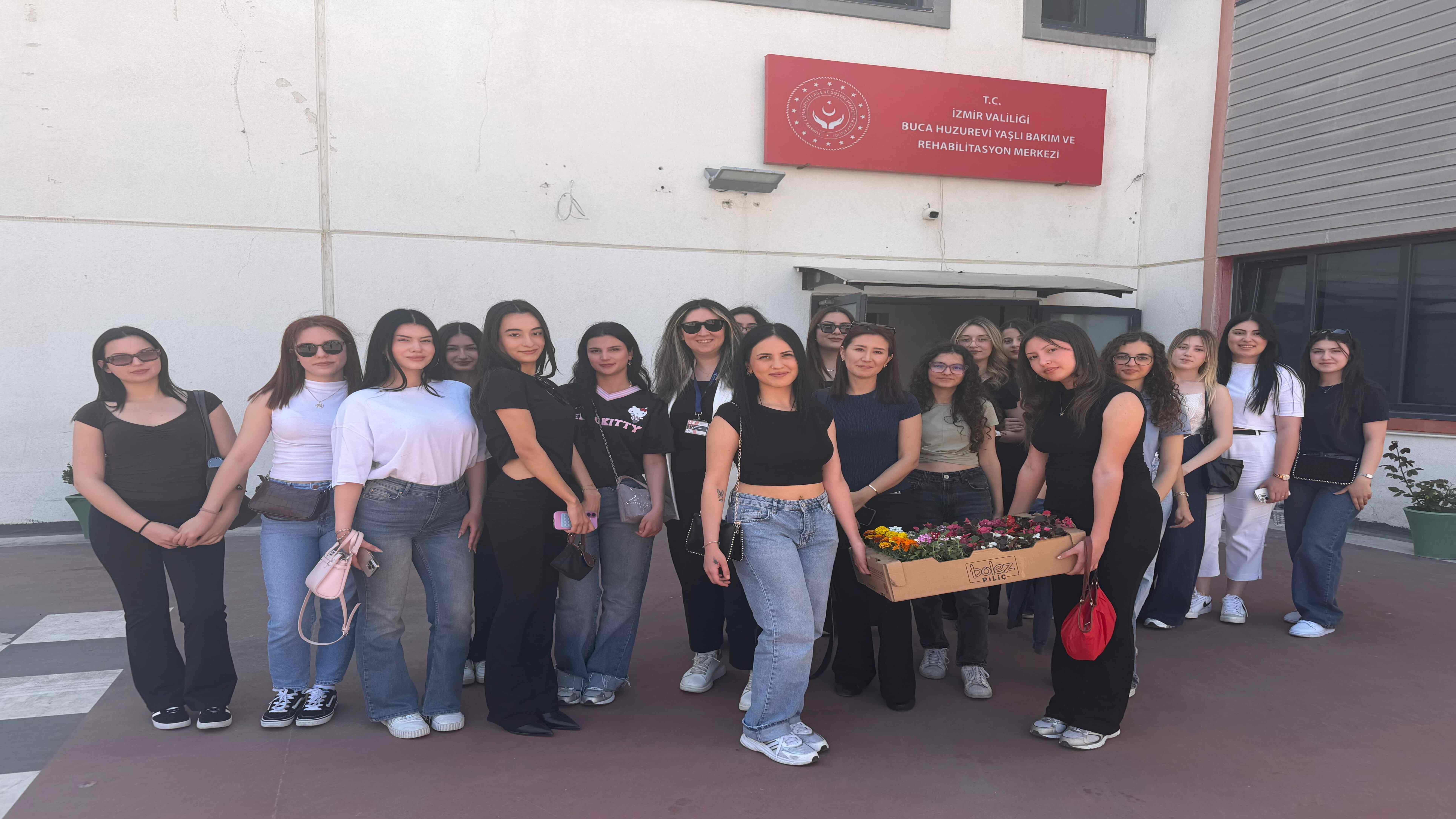 Bir çiçek kapak